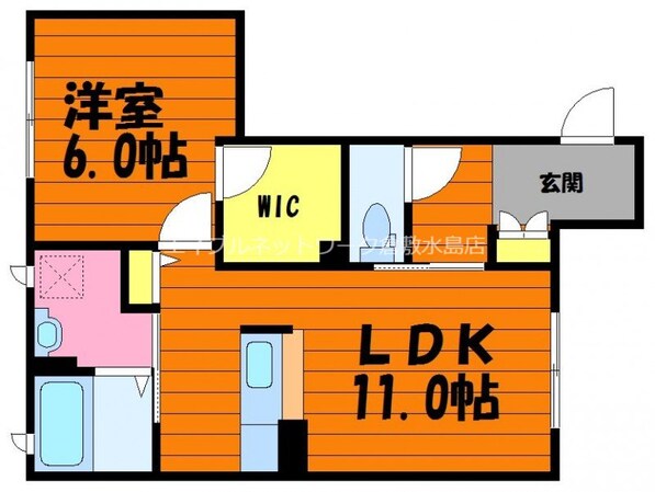 ヴィラーチェ福井の物件間取画像